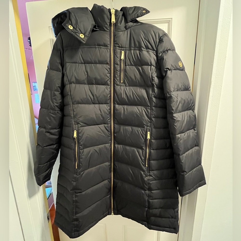 MK Michael Kors Hooded Puffer Coat